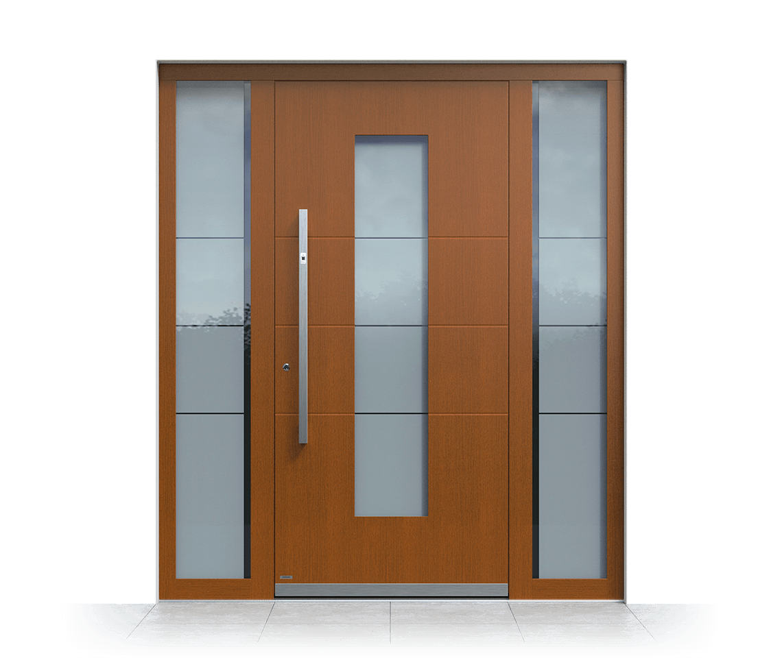 Wooden front door 1081