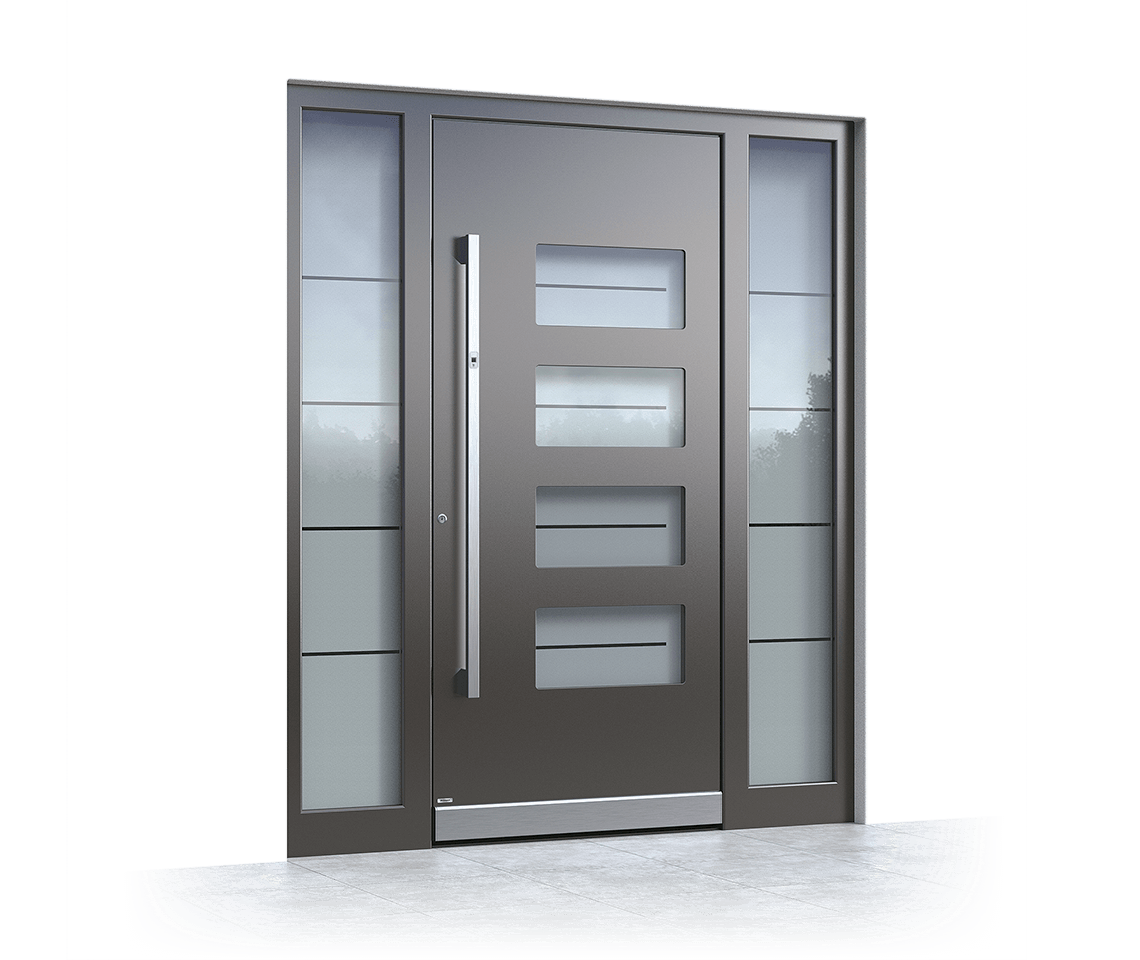 Aluminium front door 1673