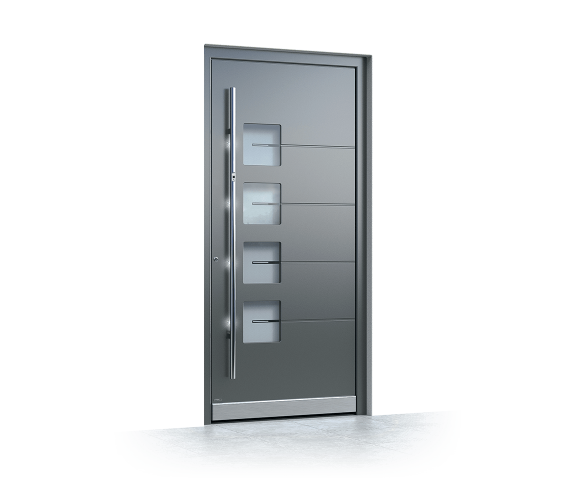 Aluminium front door 1682