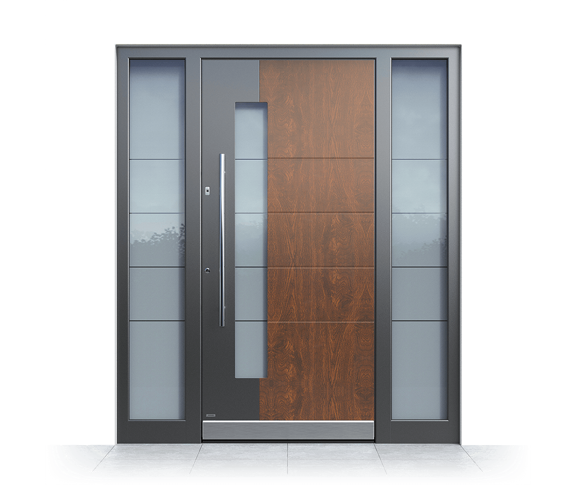 Aluminium front door 1882