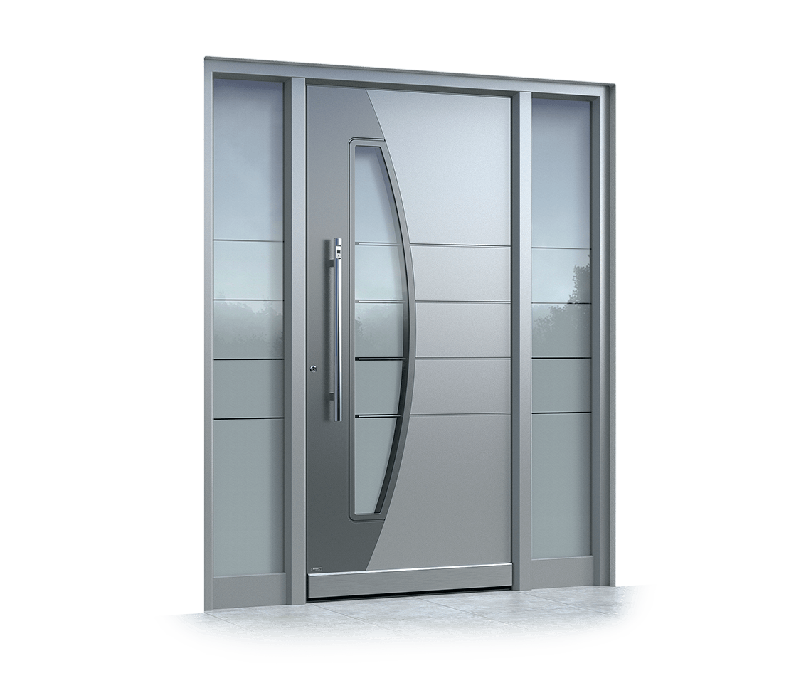 Aluminium front door 1970