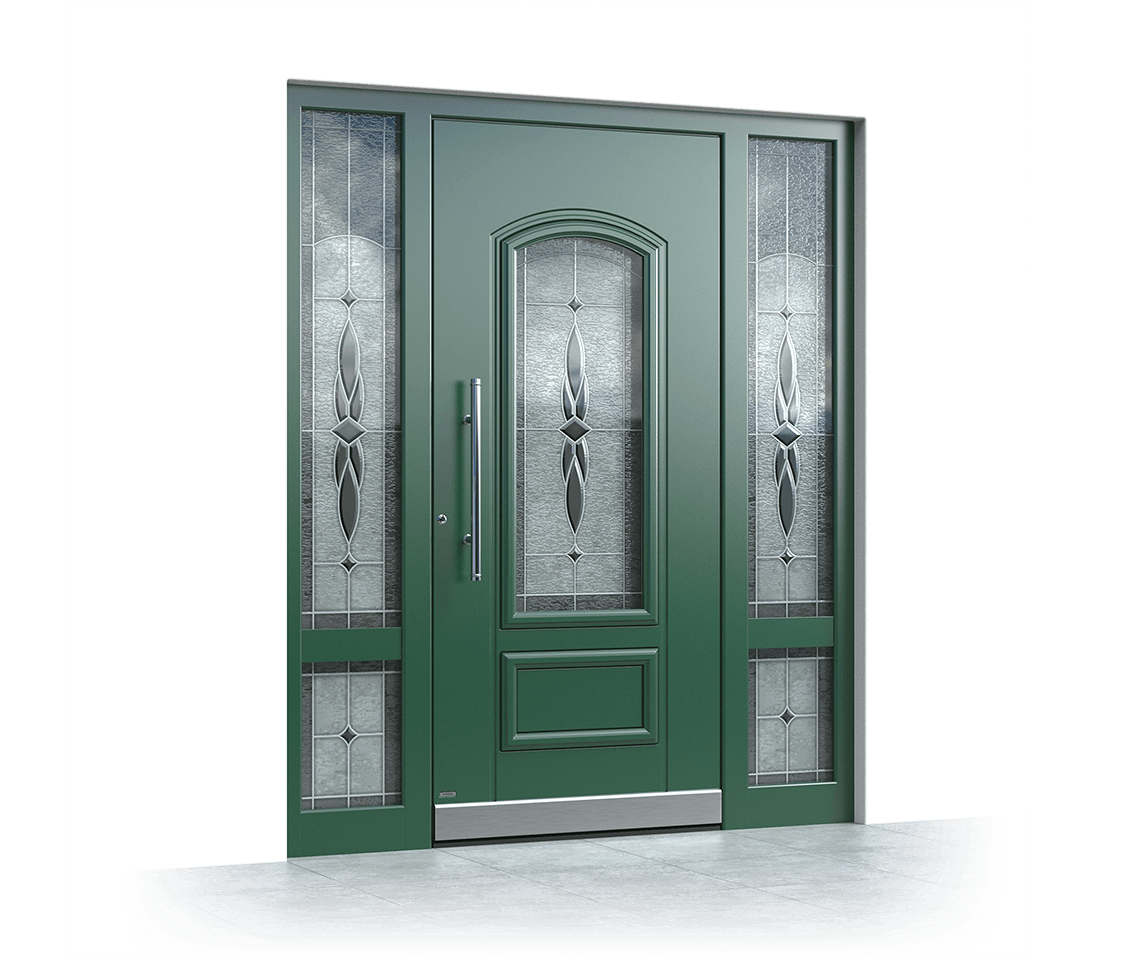 Aluminium front door 3142