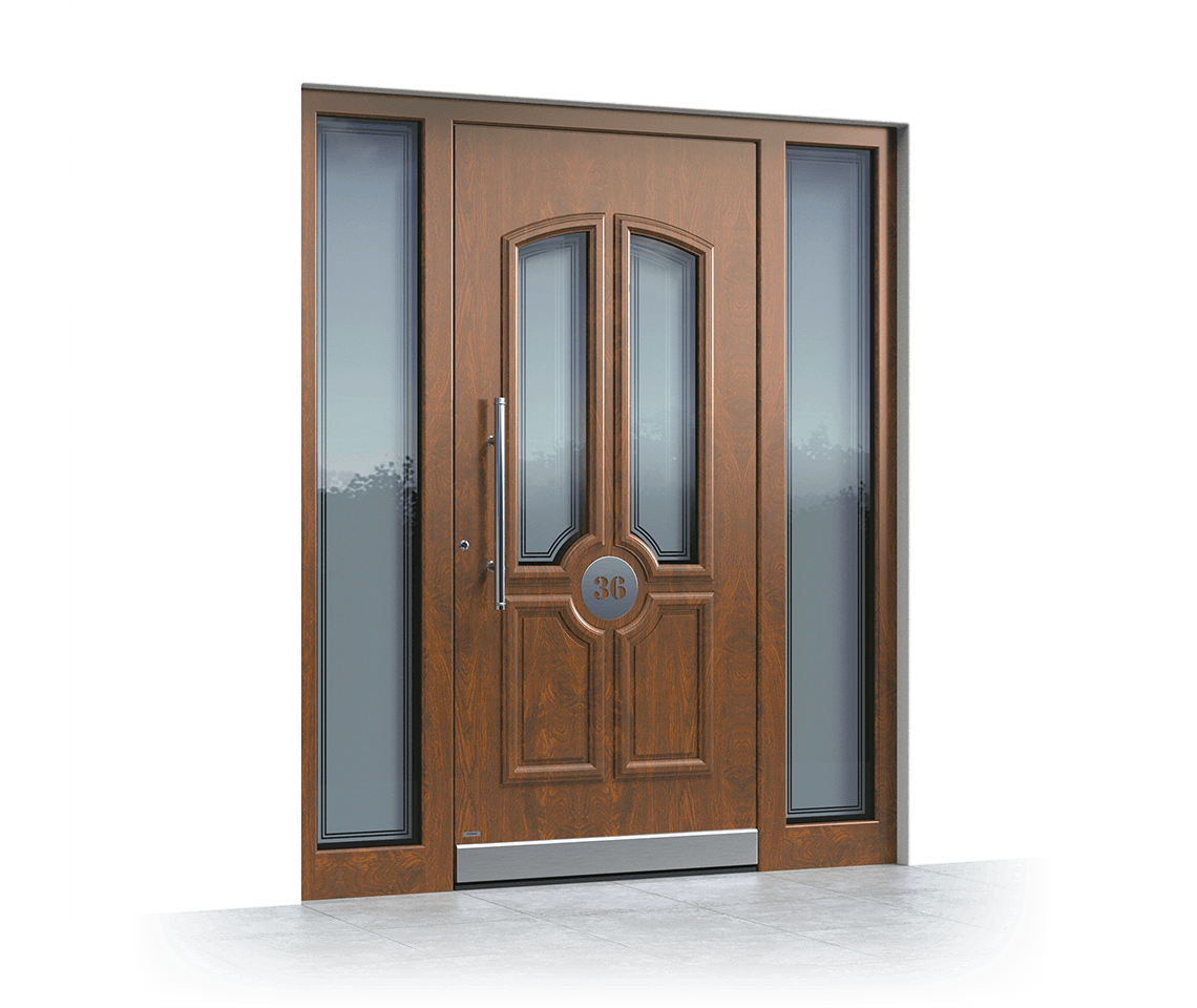 Aluminium front door 3170