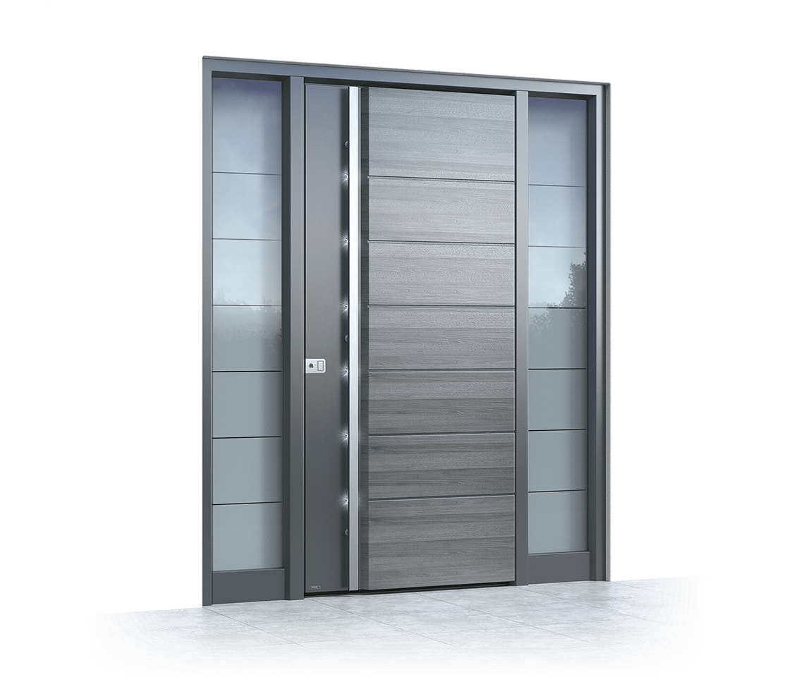 Aluminium front door 501