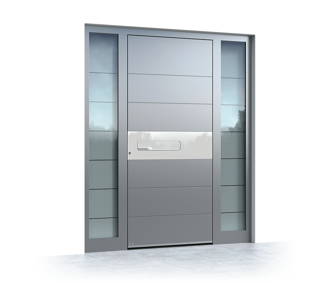 Aluminium front door 6005