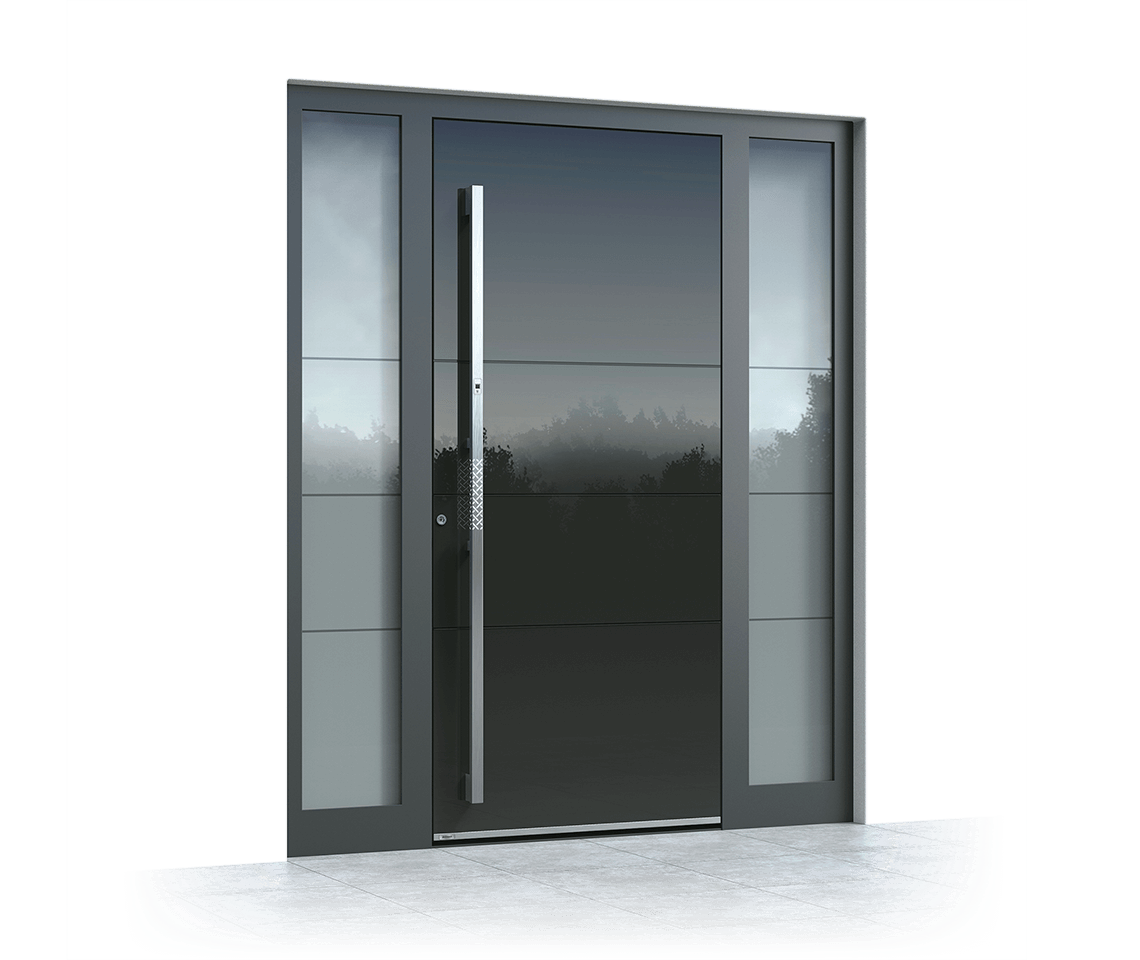 Aluminium front door 6009