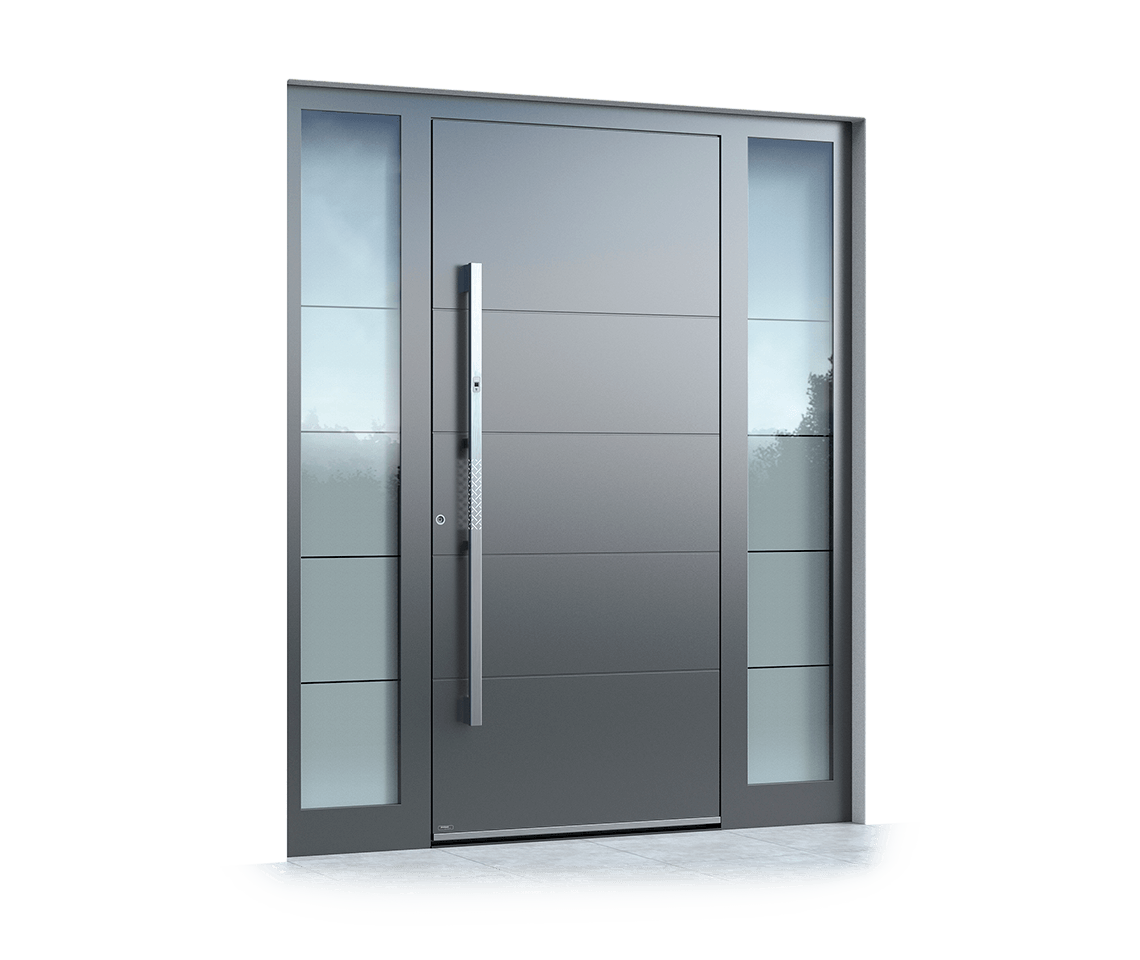 Aluminium front door 6011