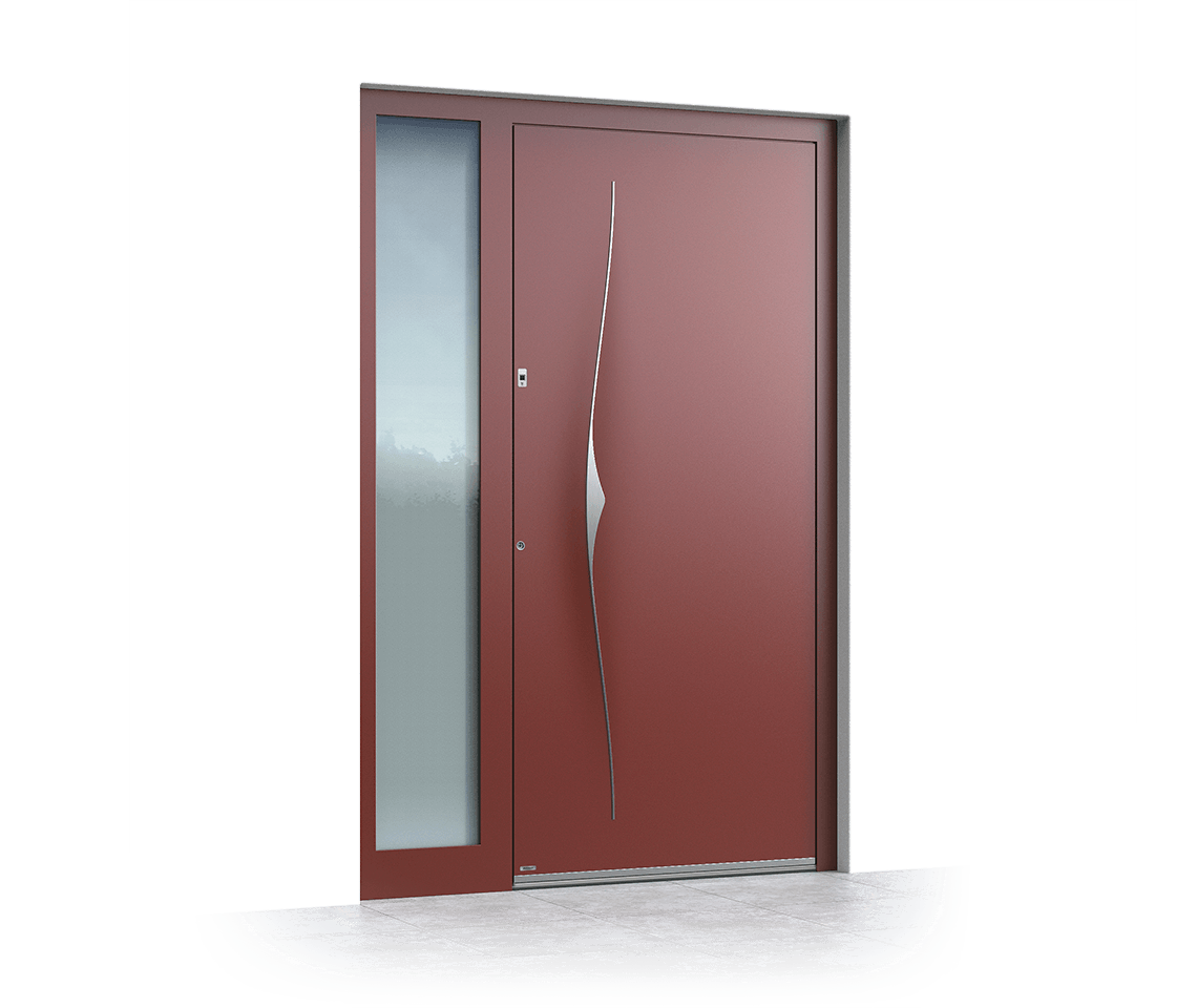 Aluminium front door 6017