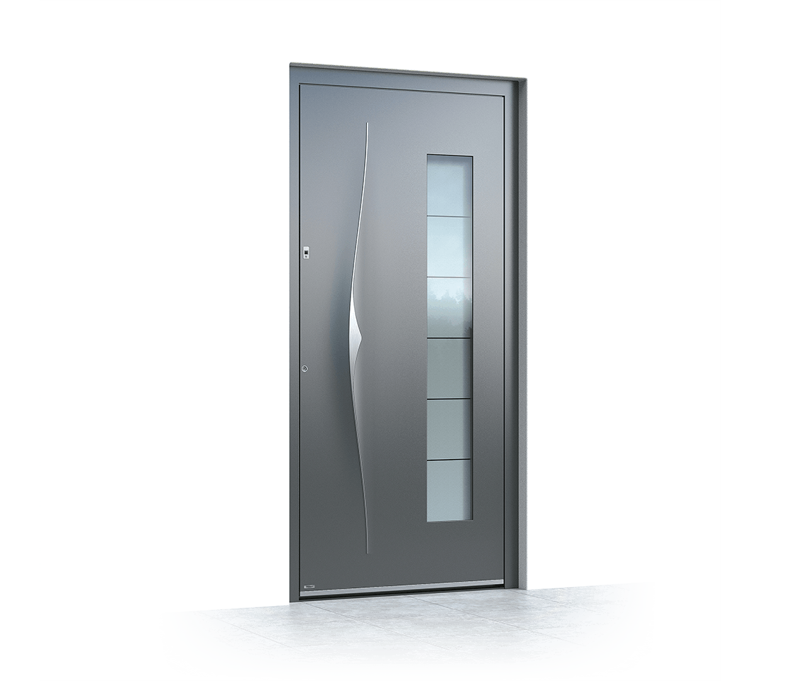 Aluminium front door 6018