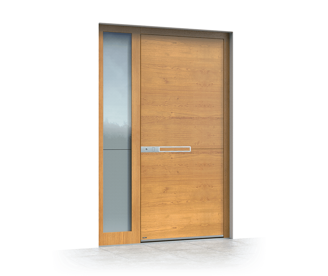 Wooden front door 617