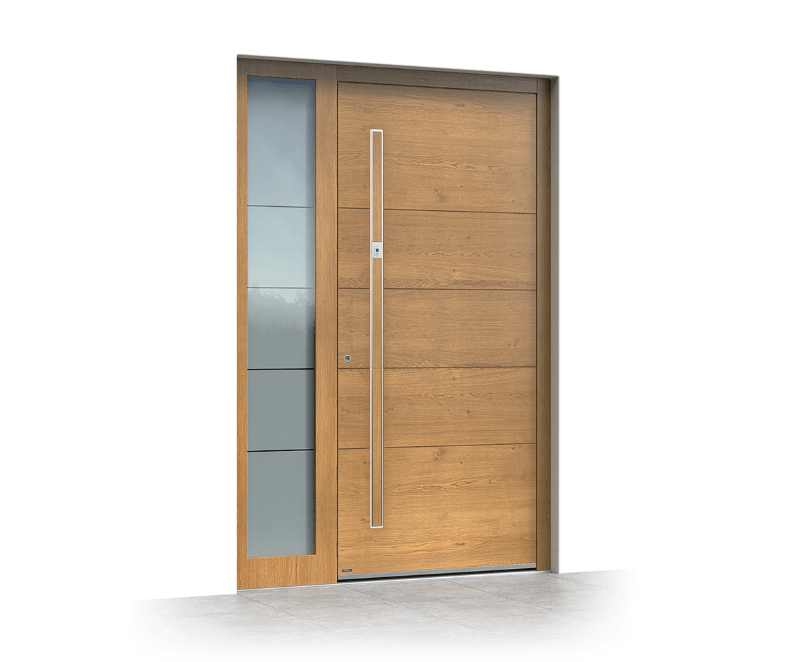 Wooden front door 637