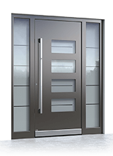 Aluminium front door 1673