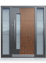 Aluminium front door 1882