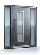 Aluminium front door 2380
