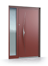 Aluminium front door 6017