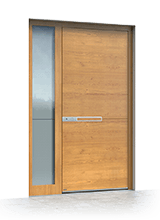 Wooden front door 617
