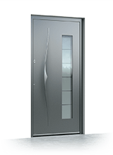 Aluminium front door 629