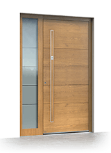 Wooden front door 637